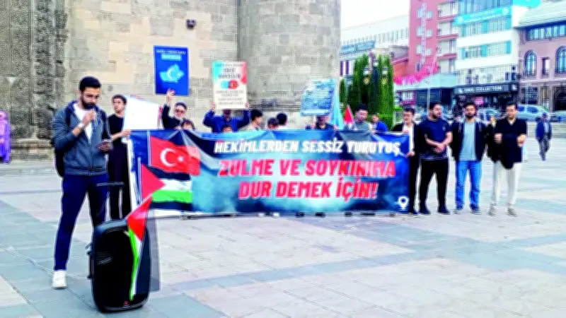 Erzurum'da Filistin'e Destek Yürüyüşü: Ortak Vicdan Meselesi