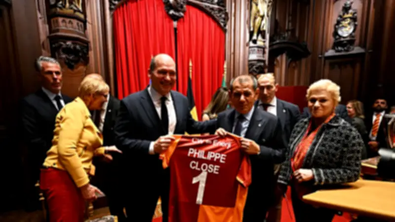 Galatasaray'ın 26. Şampiyonluğu Brüksel Grand-Place'ta Coşkuyla Kutlandı