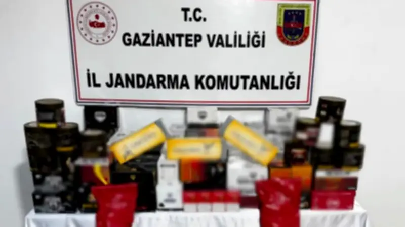 Gaziantep'te dev kaçakçılık operasyonu: 1,45 milyon TL değerinde malzeme ele geçirildi