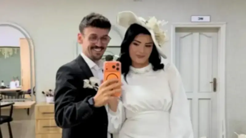 Hanife Gürdal ve Okan Kurt sürpriz nikahla evlendi, soyadını değiştirdi
