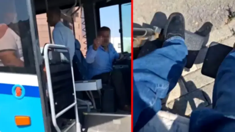 Hatay'da engelliye yardım etmeyen otobüs şoförü cezasız kalmadı