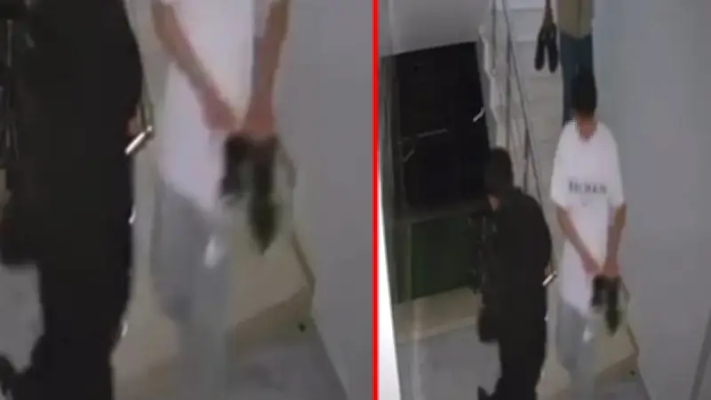 Hatay'da çocuk hırsızlar çaldıkları ayakkabıların kalitesini kontrol etti