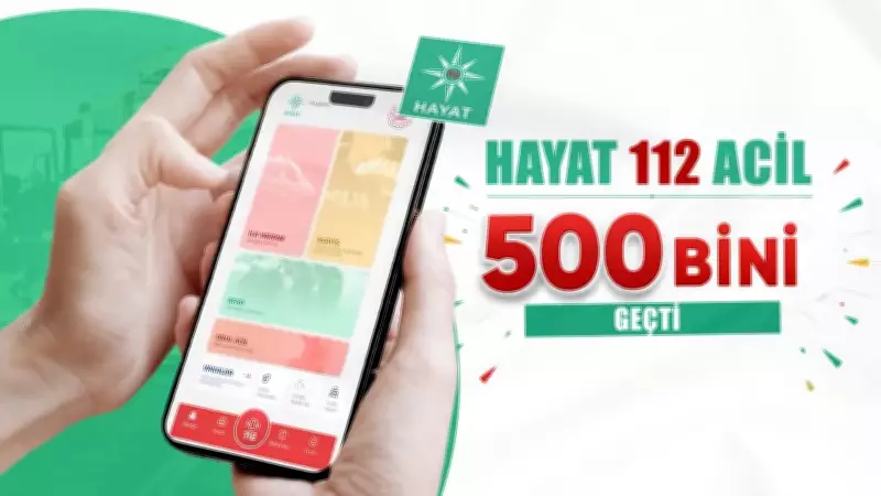 HAYAT 112 Acil Mobil İhbar Uygulaması'nda yarım milyon indirme