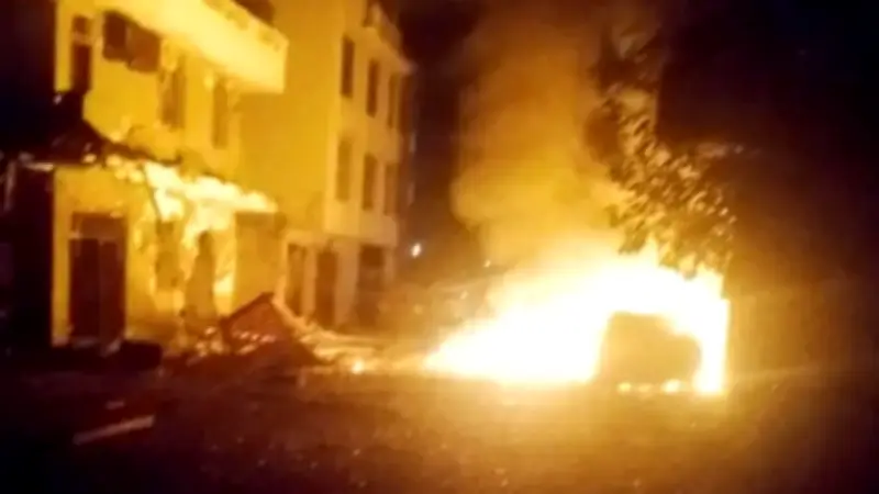 Çin'de Apartmanda Gaz Sızıntısı Patlaması: 8 Yaralı, 3 Kayıp