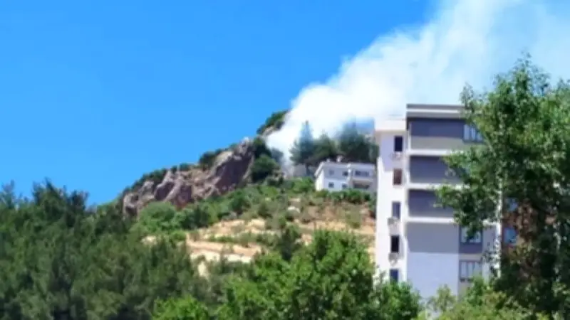 Kahramanmaraş'ta orman yangını: 5 hektar kül oldu