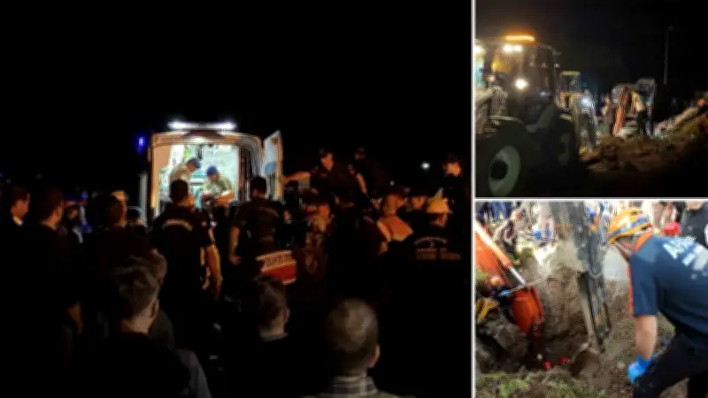 Kastamonu'da kanalizasyon çukurunda toprak altında kalan işçi hayatını kaybetti