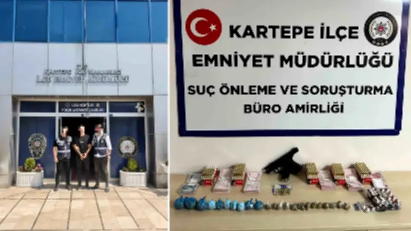 Kasten öldürme firarisi Kartepe'de yakalandı, uyuşturucu ve silah ele geçirildi