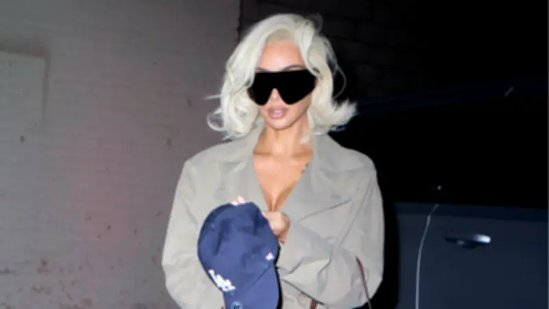 Kim Kardashian Marilyn Monroe İlhamıyla Platin Sarısı Saçlara Kavuştu