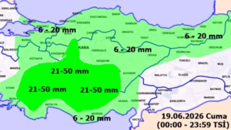 Meteoroloji 19 İl İçin Sarı Alarm Verdi: Sağanak, Fırtına ve Aşırı Sıcak