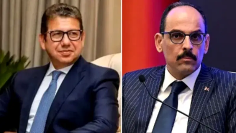 MİT Başkanı Kalın, Mısırlı mevkidaşı ile Gazze ateşkesini görüştü