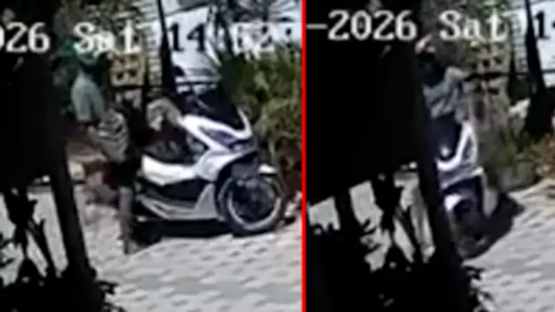 Muğla'da hırsızın rahatlığı pes dedirtti! Motosikleti çalıp kaçtı