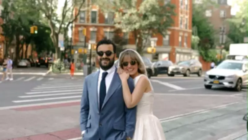 New York'ta sürpriz nikah! Hasan Can Kaya ile Duygu Karabaş evlendi