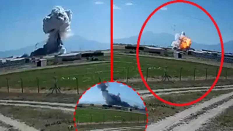 Niğde'de havai fişek fabrikası patlaması: 1 ölü, 1 yaralı ve güvenlik kamerası görüntüleri
