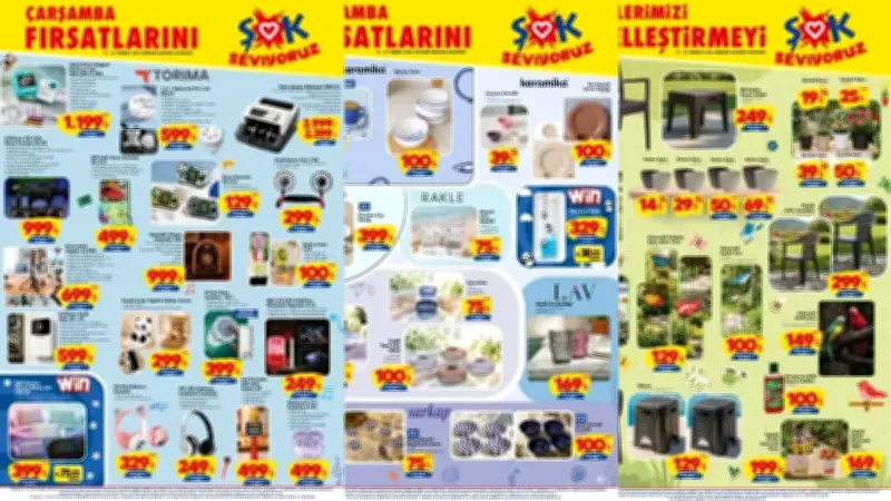 Şok Aktüel 1 Temmuz 2026: Oyun Konsolu ve Bahçe Ürünleri İndirimde
