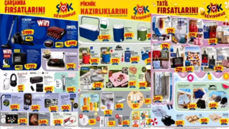 ŞOK Aktüel 10-16 Haziran Kataloğu: Yaz Fırsatları