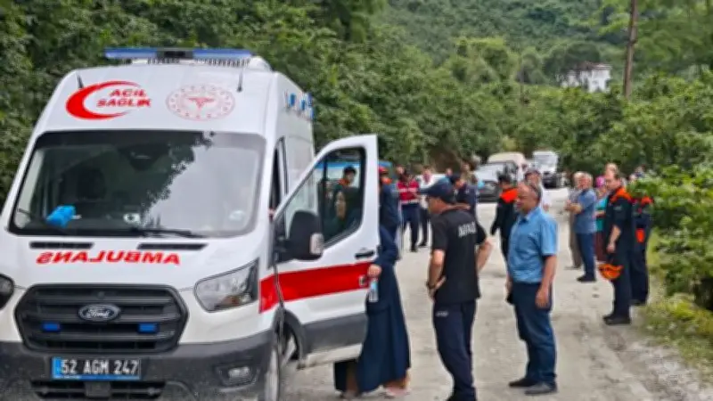 Ordu'da kızının gözü önünde ırmağa düşen baba hayatını kaybetti