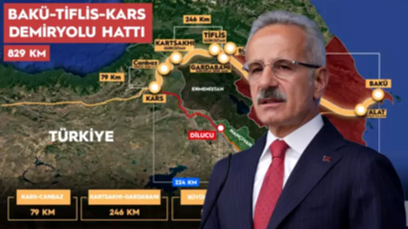 Orta Koridor'un en önemli halkası devrede! Bakü-Tiflis-Kars Demir Yolu tam kapasiteyle işletmeye başladı