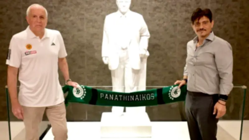 Panathinaikos'ta Obradovic için imza töreni düzenlendi