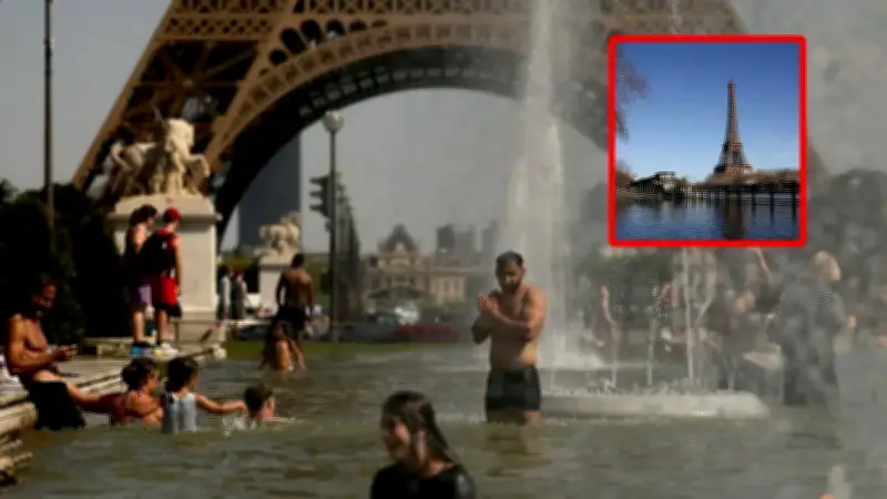 Paris'te aşırı sıcaklar: 109 kişi hayatını kaybetti, 30 kalp krizi