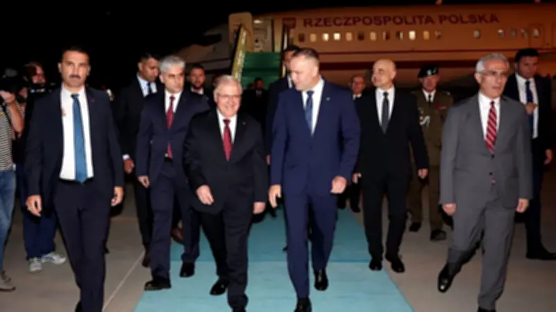 Polonya Cumhurbaşkanı Nawrocki Ankara'da Resmi Ziyarette Bulundu