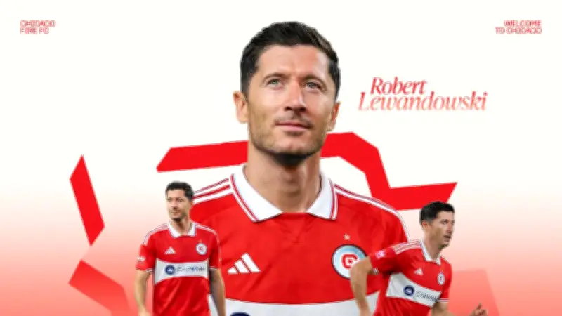 Robert Lewandowski MLS'e transfer oldu: Chicago Fire'a imza attı