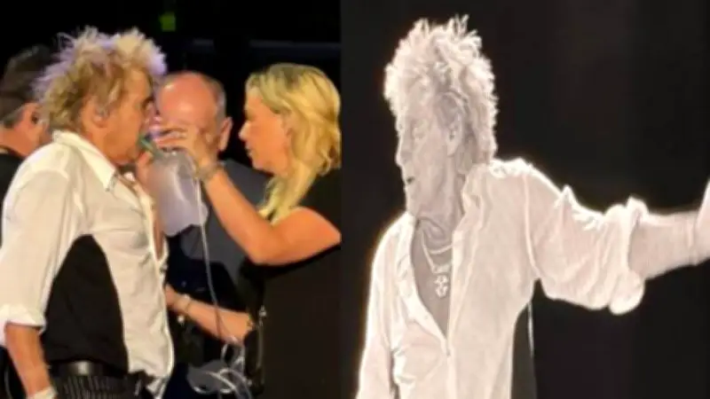 Rod Stewart sahnede oksijen desteği aldı: 'Az kalsın bayılacaktım'