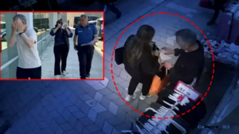 Samsun'da giyim eşyası çalan karı koca gözaltına alındı: Hırsızlık anları kamerada