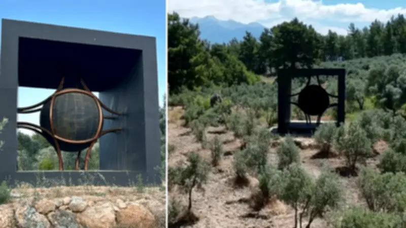 Seydikemer'deki Dev Yapının Sırrı: 'Tensio' Sanat Eseri Çıktı
