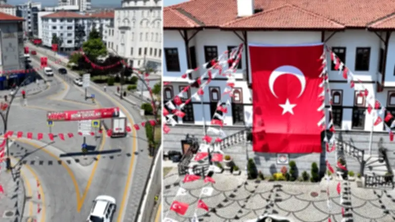 Sincan'da Milli Takım Coşkusu: Bayraklarla Donatıldı