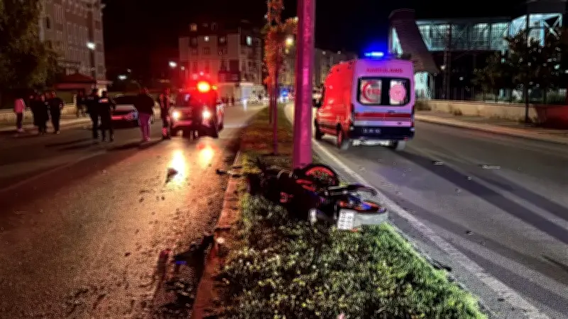 Sivas'ta motosiklet kazası: 2 ağır yaralı
