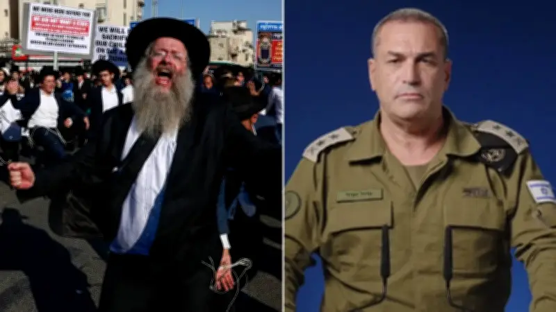 İsrail'de Haredi Hahamdan Genelkurmay Başkanı'na Ağır Sözler: 'Lanetlenmiş'