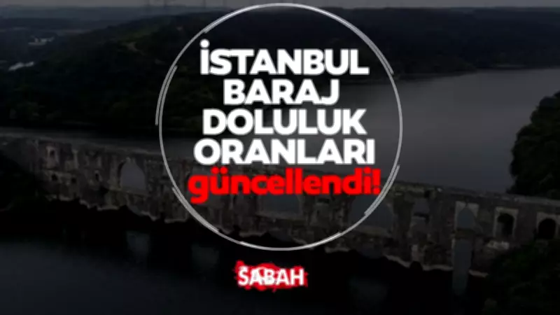 İstanbul Baraj Doluluk Oranı Yüzde 70,62 Oldu! İSKİ Verileri Açıklandı