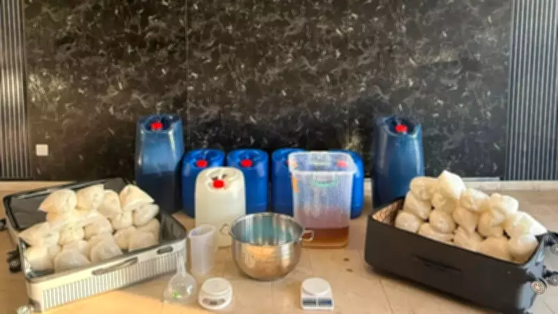 İstanbul'da narkotik baskını: 259 kilo MET ele geçirildi