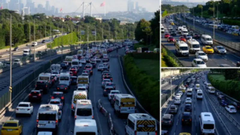 İstanbul'da Trafik Yoğunluğu Yüzde 67'ye Ulaştı