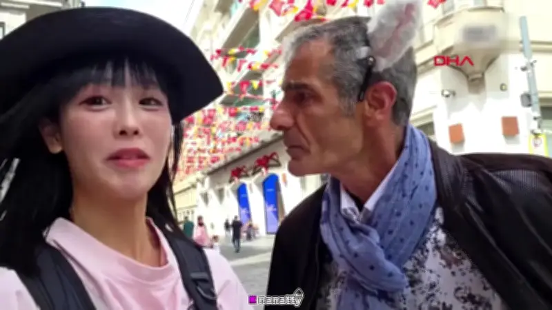 İstiklal Caddesi'nde Japon yayıncıyı taciz eden şahıs yakalandı