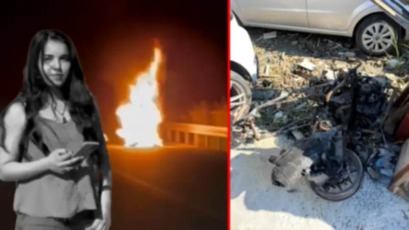 Sultangazi'de motosikletli yanarak öldü: Sürücü tutuklandı