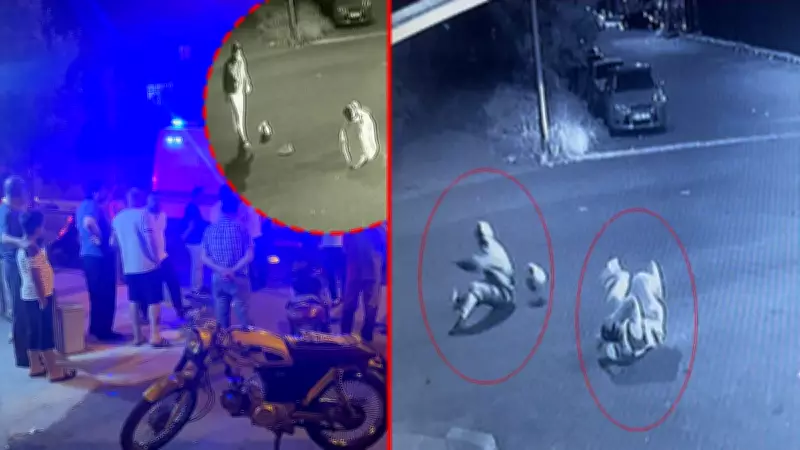 Tekirdağ'da korku dolu anlar: Sollama yaparken motosiklete çarptı, 2 genç yaralandı