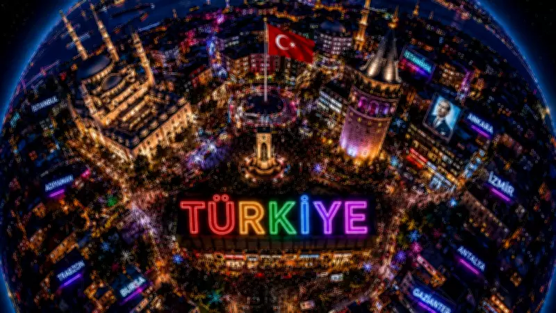 Türkiye Atlası: Yapay Zeka ile 81 İl Küçük Gezegenlere Dönüştü