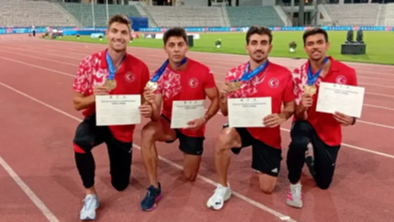 Türkiye Balkan Atletizm Şampiyonası'nda Takım Halinde Şampiyon Oldu
