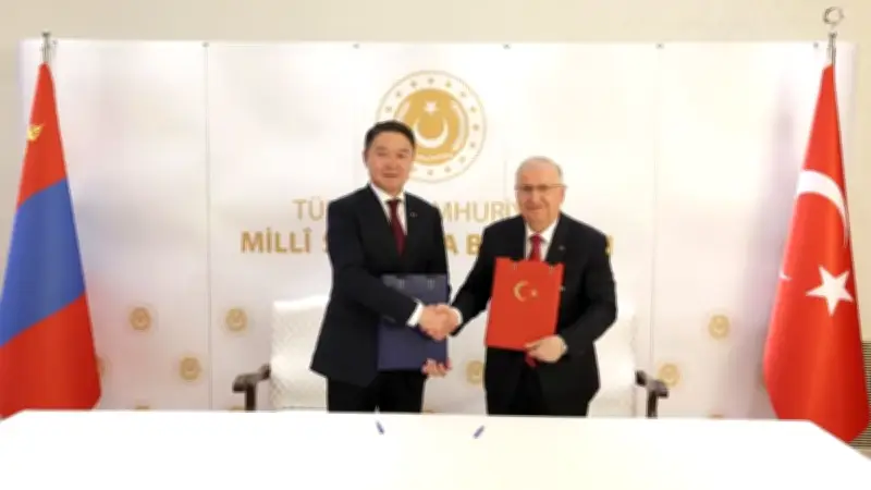 Türkiye-Moğolistan Askerî Eğitim İş Birliği Anlaşması İmzalandı