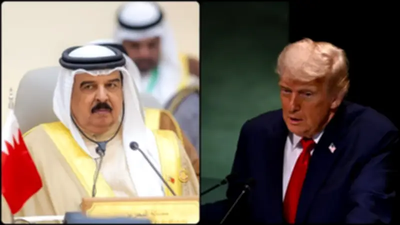 Trump ve Bahreyn Kralı İran Anlaşmasını Görüştü