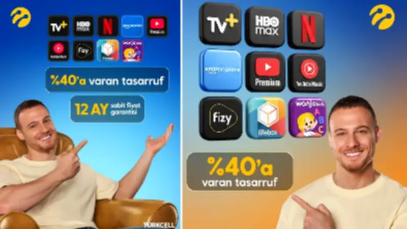 Turkcell One ile Dijital Abonelikler Tek Çatı Altında, Yüzde 40 Tasarruf