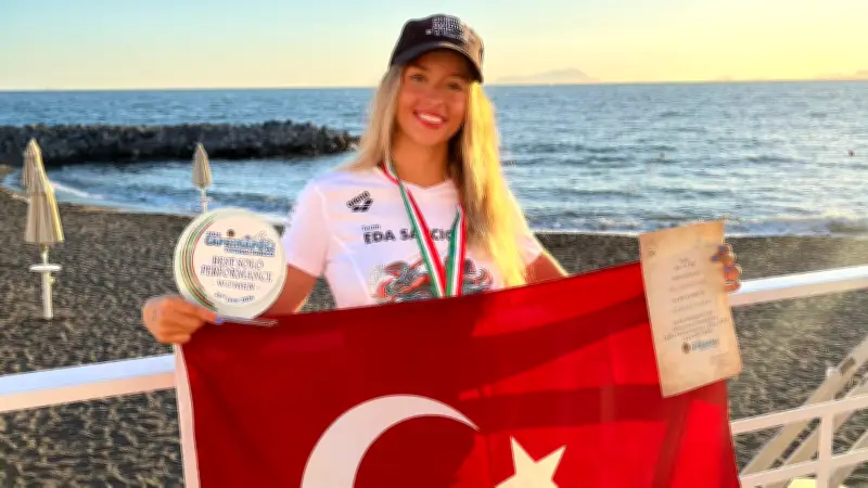 Ultra maraton yüzücüsü Eda Savcıgil'den tarihi başarı