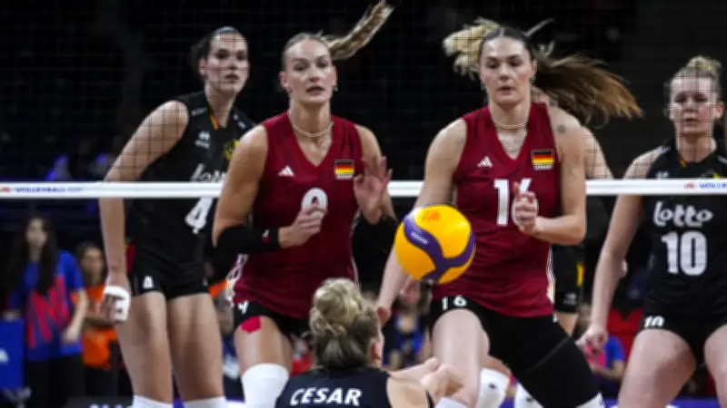 VNL'de Almanya, Belçika'yı 3-0 Mağlup Etti