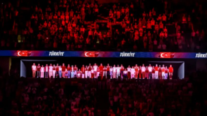Vodafone 5G Hologram Tribünüyle Milli Voleybolculara Destek