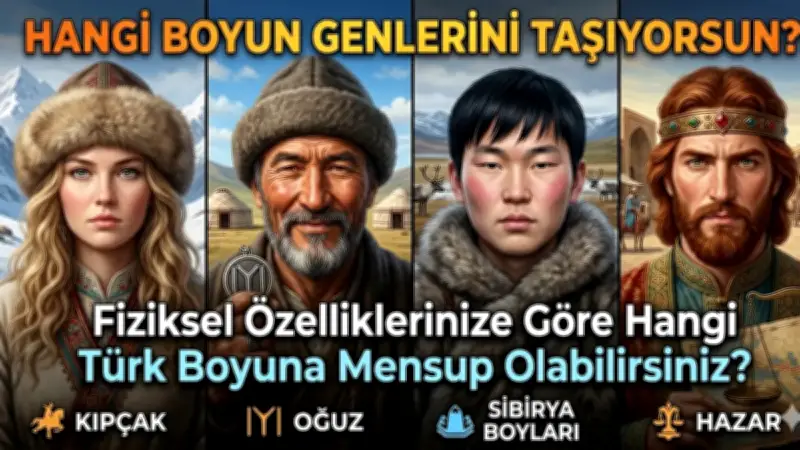 Yüz Şekliniz Hangi Türk Boyundan Geldiğinizi Ele Veriyor! Sonuç Sizi Şaşırtabilir