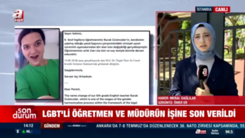 Özel Açı Okulları'nda LGBT skandalı: Öğretmen ve müdürün işine son verildi