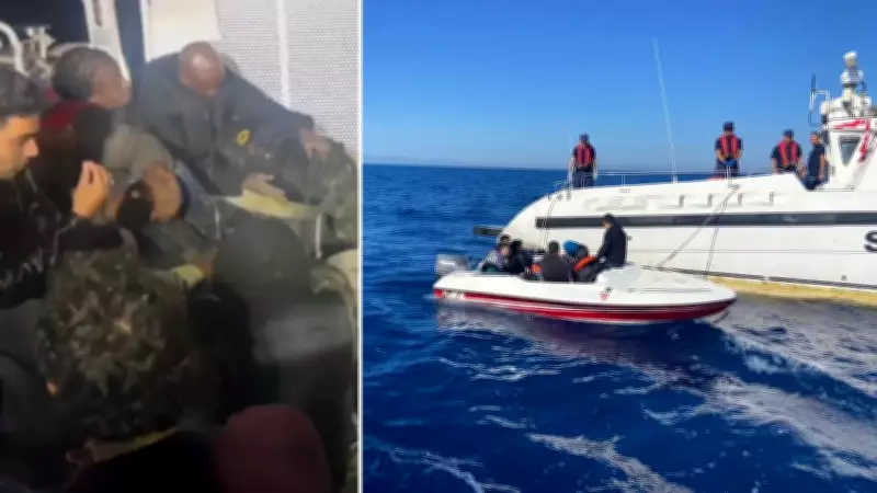 İzmir'de 30 düzensiz göçmen yakalandı, Sahil Güvenlik operasyonu