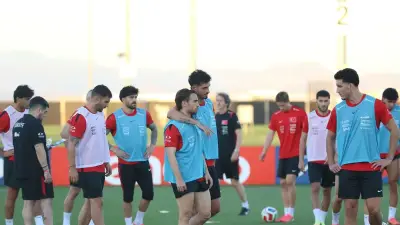 A Milli Futbol Takımı ABD Maçı Hazırlıklarına Başladı