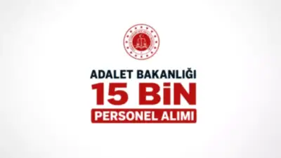 Adalet Bakanlığı 15 bin personel alımı: Başvuru tarihi ve kadro dağılımı